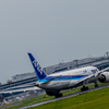 たまには飛行機でも。