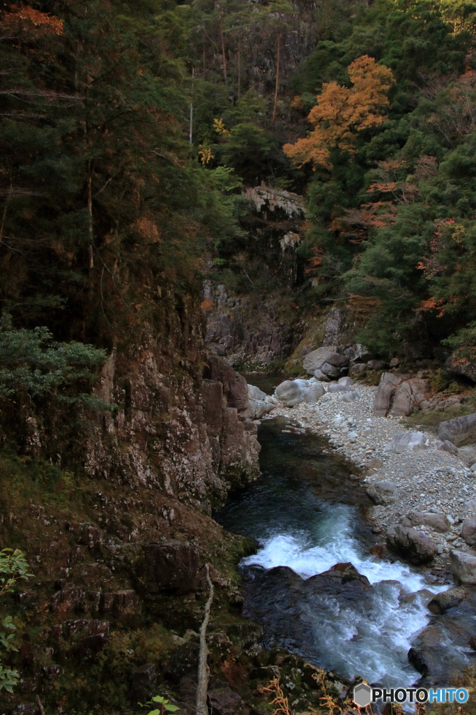 紅葉の三段峡１