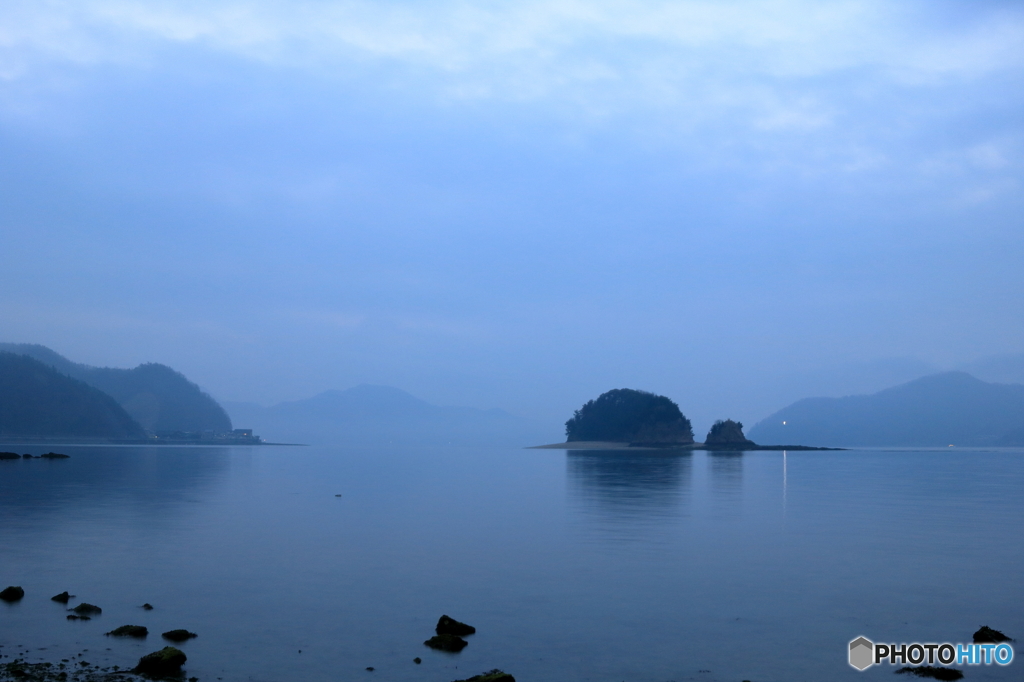 有竜島の夜明け