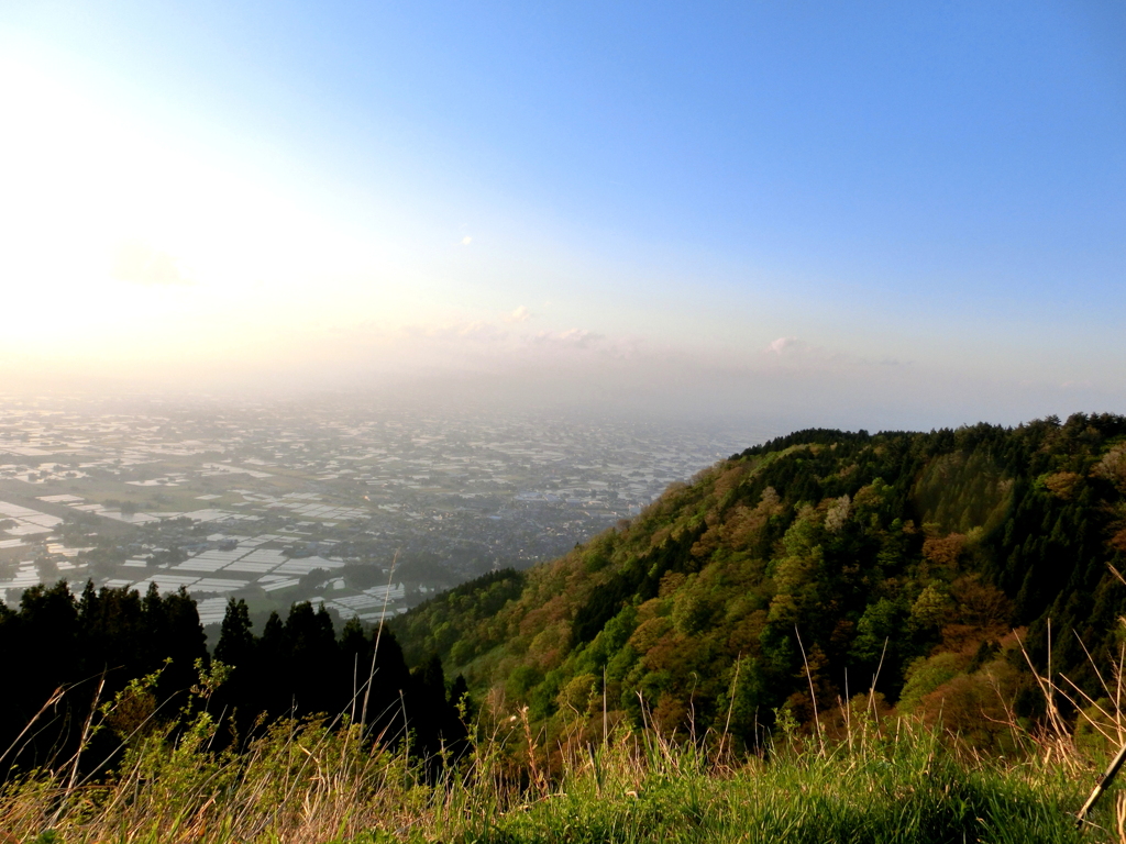 夕暮れ時の散居村の思い出　１