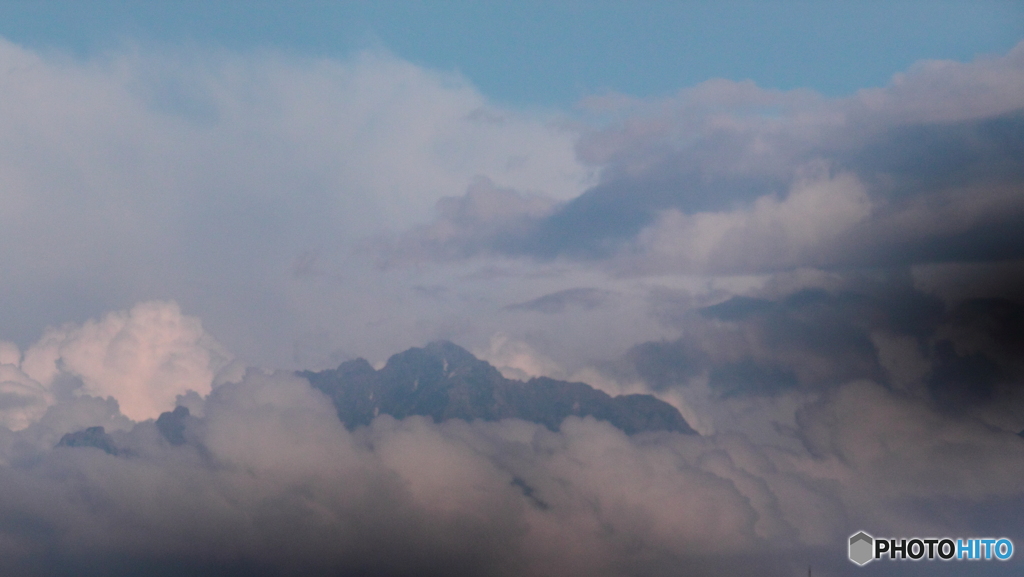 立山連峰　剱岳