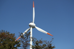 風力発電中