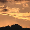 日の出前・・立山連峰  剱岳の空　