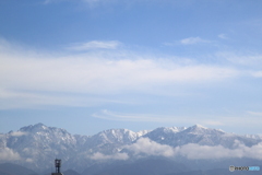 晴天の日の立山連峰