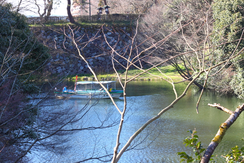 公園内お濠一周観光船