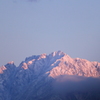 立山連峰　雪の剣岳