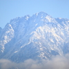 晴天で見れた本日の雪の立山　剱岳