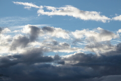 今朝の空・雲