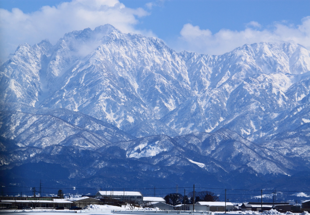 久しぶりに見ることが出来た立山剱岳