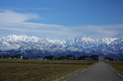 めったに見れない今日の立山