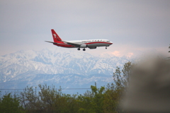 轟音・・何かと思えば飛行機