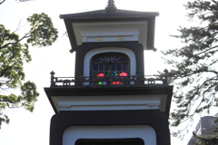 尾山神社　神門　ステンドグラス