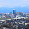 呉羽山より富山市街地を望む