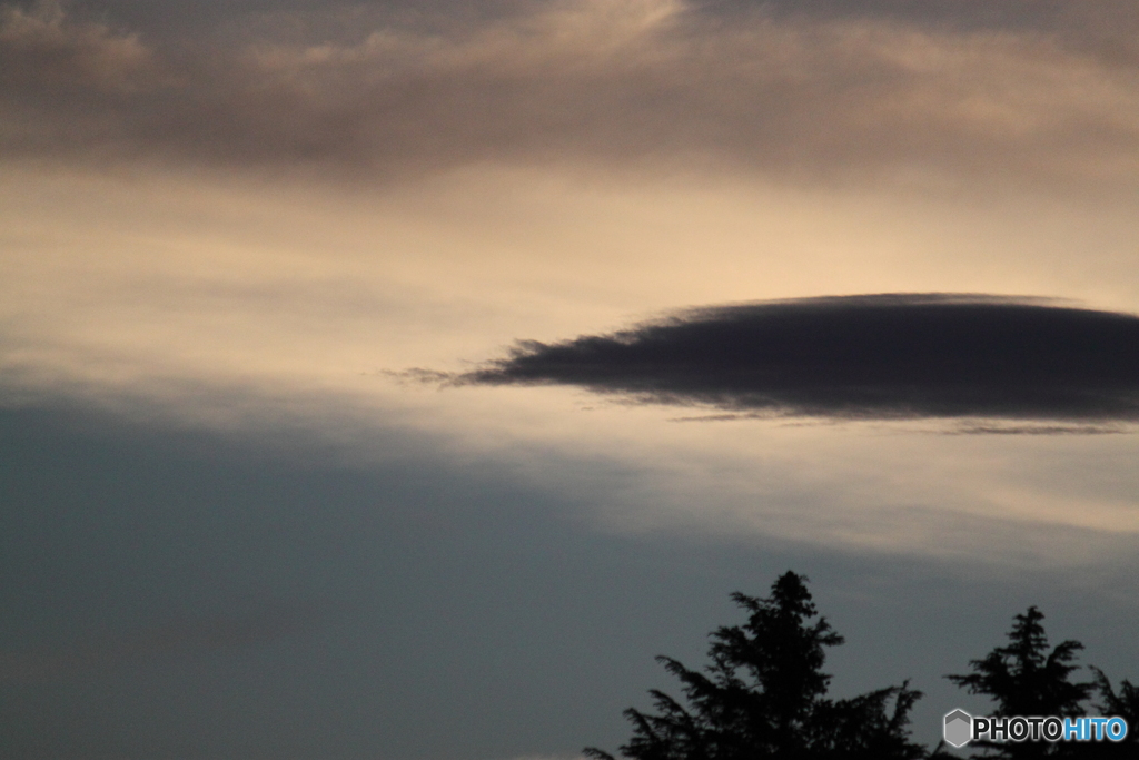 今朝の空・・雲