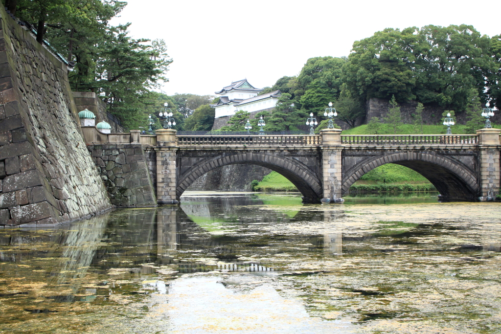 絵葉書みたいな写真になりましたが皇居前二重橋