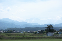 晴天の立山連峰