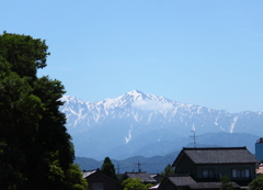 本日は晴れ～・・山が見える～＾＾