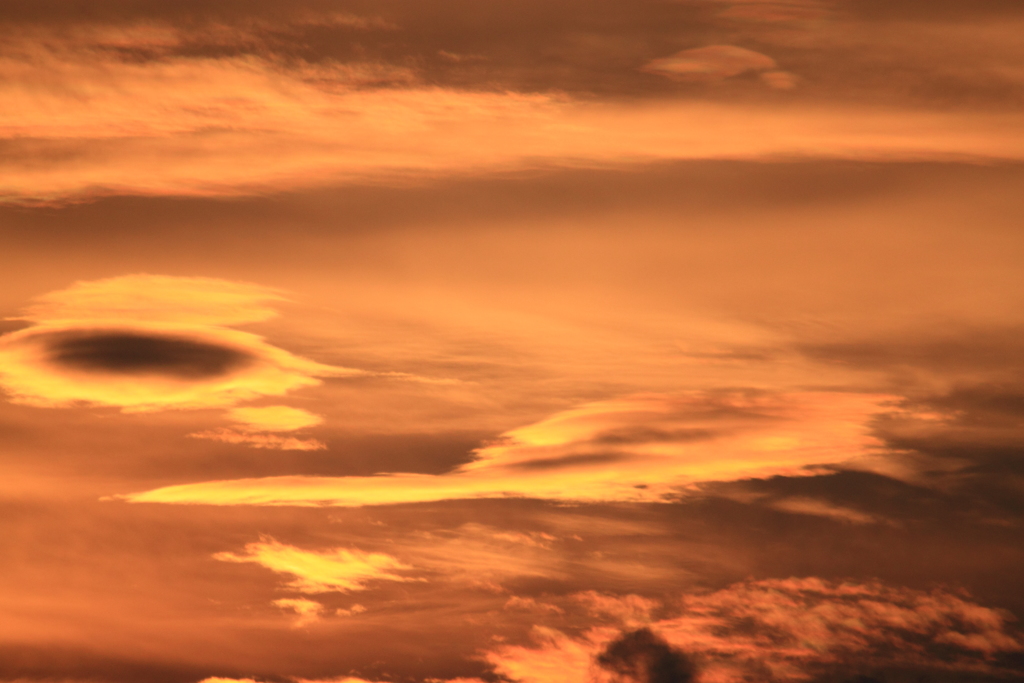 今朝の空