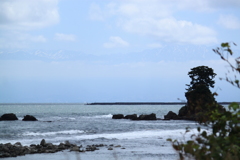 もうちょっとハッキリ見たかった立山連峰