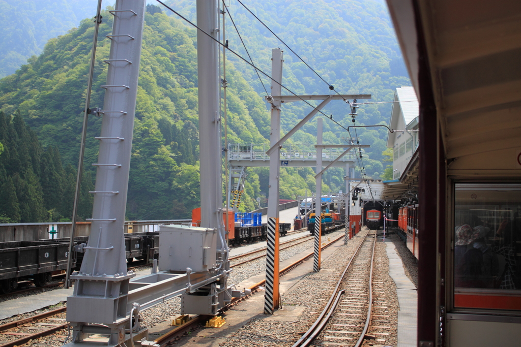 ５月１日黒部峡谷鉄道・・トロッコ電車オープニングの日＾＾