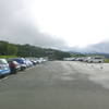 山の上の駐車場