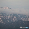 夕時立山連峰　