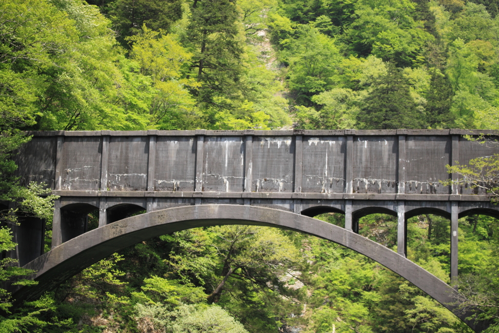 黒部峡谷　水道橋