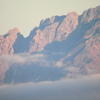 夕刻の立山連峰　剱岳