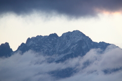 立山連峰剱岳