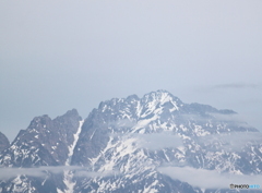 今日５月８日の立山連峰　剱岳