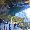 日本一深い谷と言われる猿飛峡谷