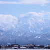 久しぶりの晴天に映える立山連峰　剱岳　
