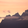 立山連峰  剱岳の傍に位置する岩山・・大窓・小窓