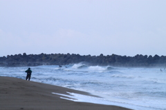 新春海景色　