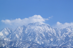 久しぶりに見ることが出来た立山剱岳