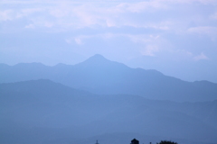 今朝の鍬崎山