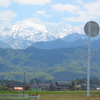 車窓から見た立山連邦