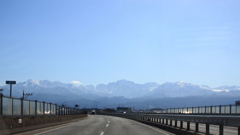 どこからでも見れる立山連峰