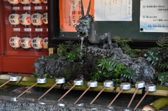 神田明神！獅子の口よりお水