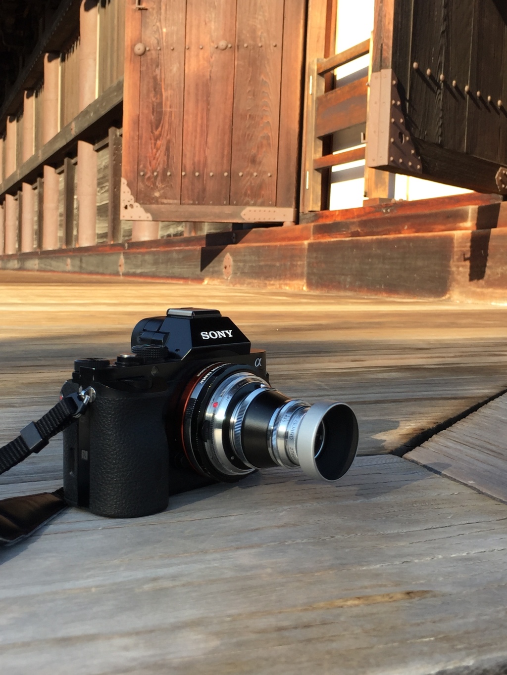 三十三間堂とα7とS Heliar