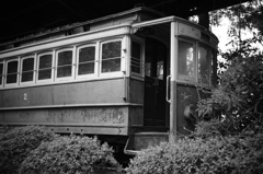 平安神宮神苑の電車
