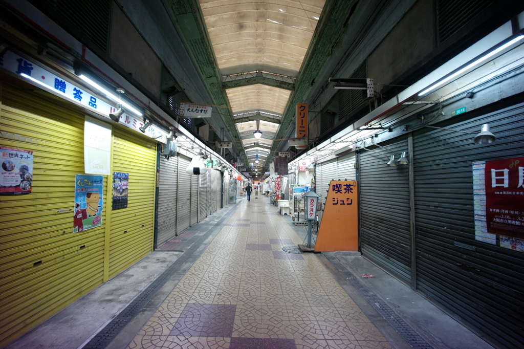 新世界の商店街