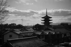 高台寺から見た八坂の塔