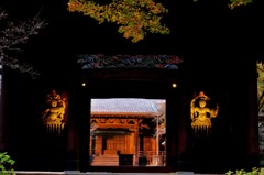 晩秋の妙本寺