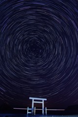 二見ヶ浦の北空