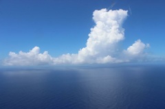 ヘリからの空