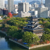 建て替えの決まった広島城