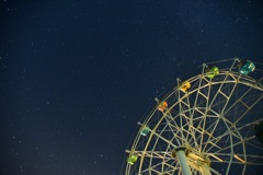 観覧車と星