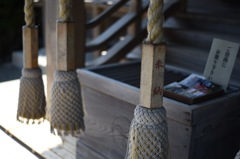 神社の鈴緒