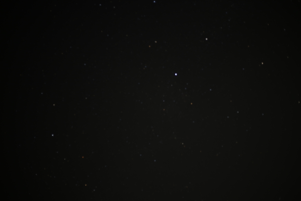 大麦代の星空